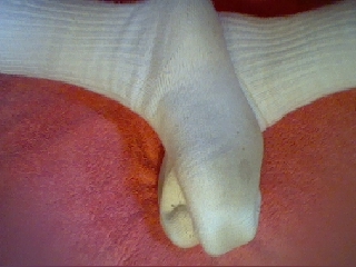 white socks